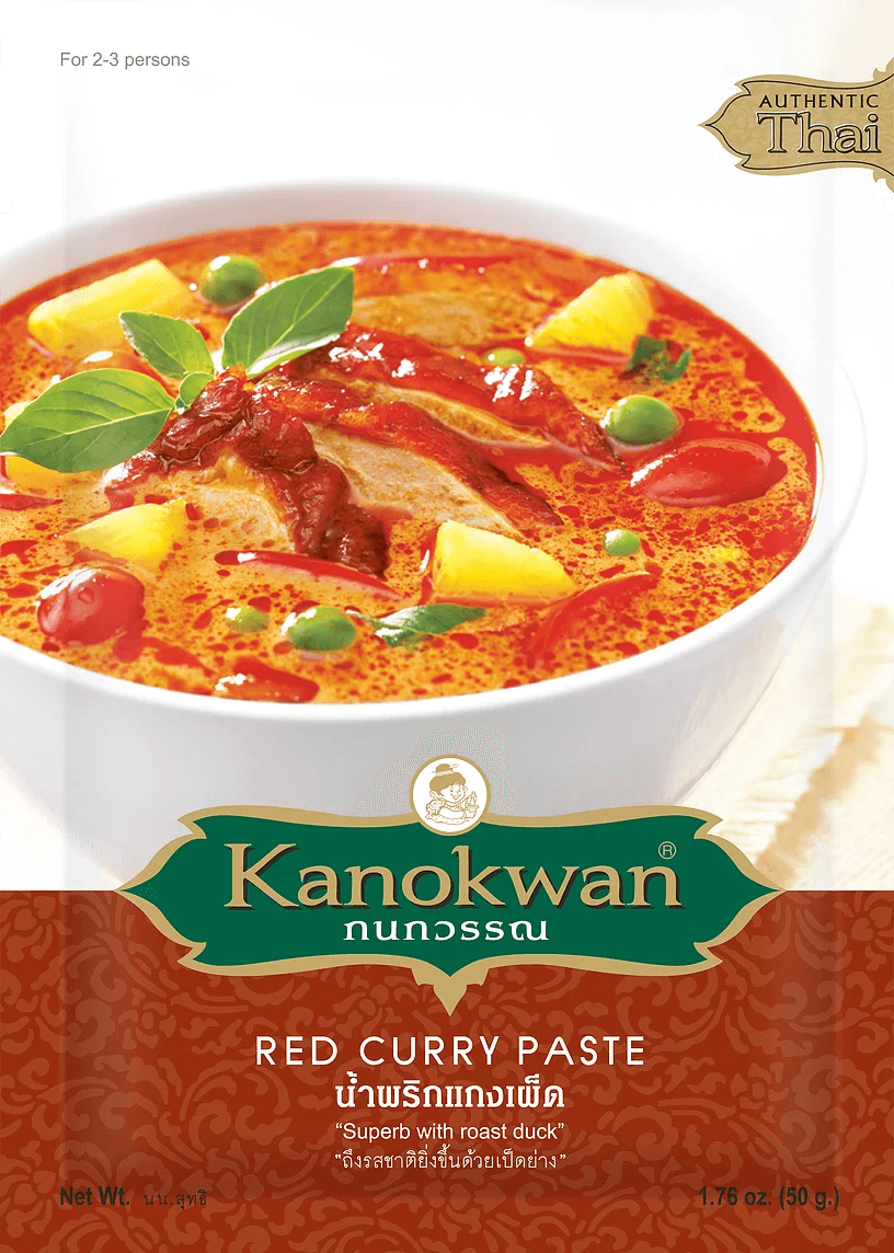 Kanokwan red cheap curry paste