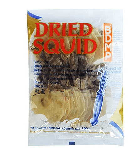 BDMP Dried Glassy Squid packet