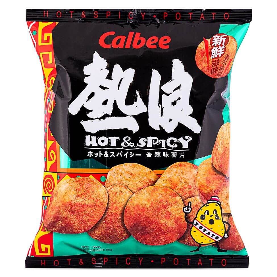 Calbee Hot & Spicy Potato Chips 105g