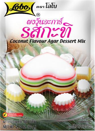 Lobo Coconut Flavour Agar Dessert Mix Packet