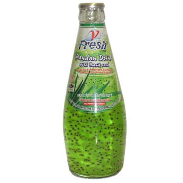 V Fresh Pandan Drink 290ml Glass Bottle